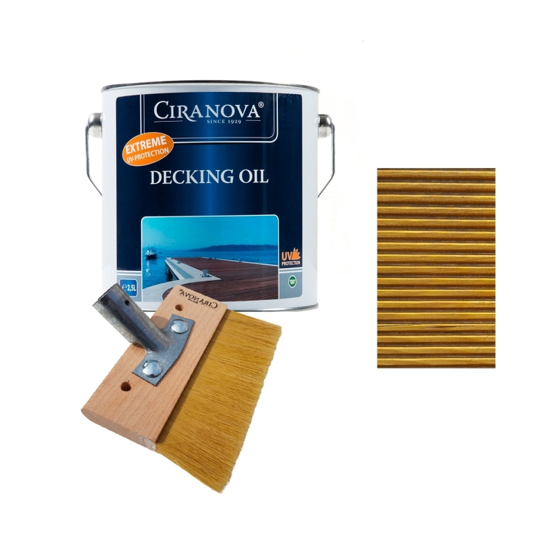 Olej Do Tarasów Ciranova Light Oak 2.5L  + Szczotka