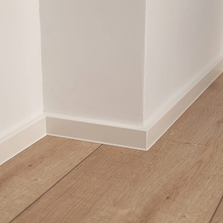 Listwa przypodłogowa Doellken Cubu Flex Life 40 Biały 1013