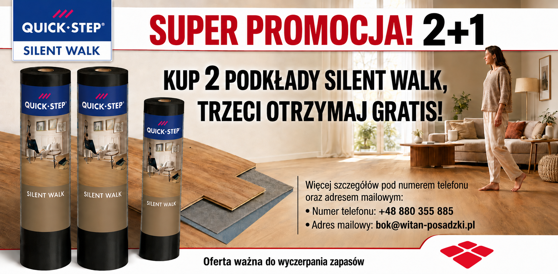 Promocja QuickStep Silent Walk